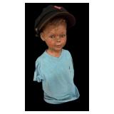 Vintage Youth Mannequin Bust