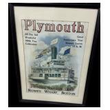 Plymouth Boston Harbor Sails Adv w