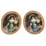 Pair Pepsi Cola Trays