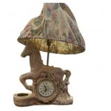 1940s-1950s California Carousel TV Lamp