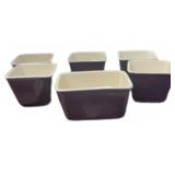 (6) Pc Longaberger Pottery