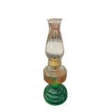 Green-Yellow-Clear Oil Lamp