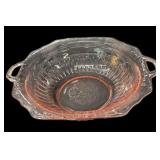 12" Pink Depression Bowl