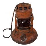 Antique Dietz Traffic Gard Red Globe Lantern