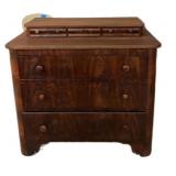 Early Flame Mahogany Chest