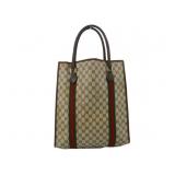 GUCCI GG Canvas Tote Bag