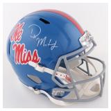 Autographed DK Metcalf Ole Miss Helmet