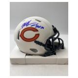 Autographed Mike Singletary Bears Mini Helmet