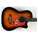 Autographed Avril Lavigne Acoustic Guitar