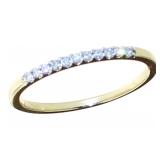 10kt Yellow Gold 1/4 ct Diamond Wedding Band