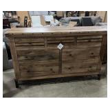 Rustic Wooden Dresser Floor Model