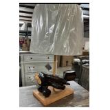 Wooden Childï¿½s Airplane lamp