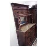 Victorian Marble Top Buffet