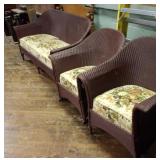 3 pc Wicker Outdoor Set