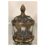 Heavy Glass & Metal Bowl