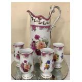 Large Limoges Lemonade Set