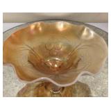 Cherry Blossom Opalescent Carnival Bowl