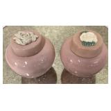 Mid Century Powder Bowls