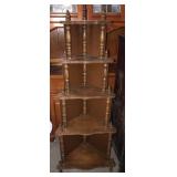 Walnut Corner Cabinet