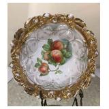 Gold Trim 10" German Bowl