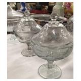 Pair Crystal Compotes