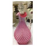 Large 13" Cranberry Fenton Cruet