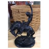 Large 13" Cowboy Bronze