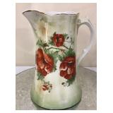 Vintage Large 9" German Pitcher