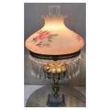 Hand Painted Marble Base Lamp