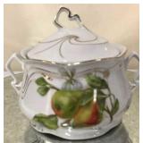 Hand Painted Biscuit Jar