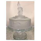 Victorian Roman Soldier 8" Compote