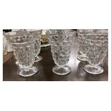 American Fostoria 6 pc 6" Glass