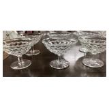 6 pc Americans Fostoria Sherbert