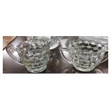 American Fostoria Cream & Sugar