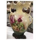 England Hand Painted 14" Vase