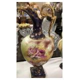 18" Hand Painted Urn