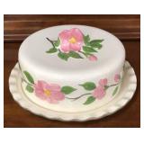 Fransiscan Desert Rose Cake Plate