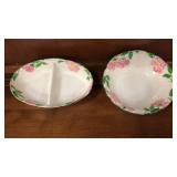 Fransiscan Desert Rose Divided & Serving Bowl