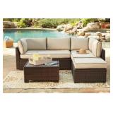P300-070  Ashley Loughran Patio Sect W Ottoman