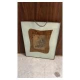 Metal Trimmed Wall Hanging