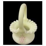 Fenton Artist Signed Custard Basket