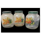 (3) Old Storage Jars/Canisters