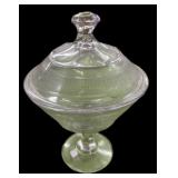 Vintage Pedestal Compote wï¿½ Lid
