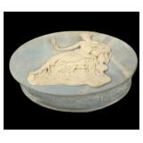 Incolay Stone Lined Jewelry Case Wedgewood