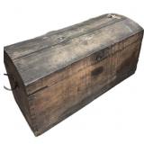 Oldest Trunk Iï¿½ve Seen-Wooden Pegs & Key