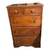 Maple 5 Drawer Chest