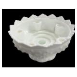 Vintage 3.5 x 6.5 ï¿½ Fenton Hobnail Candle Holder