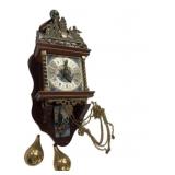 Beautiful Rare Dutch Wall Clock