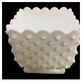 4 x 4 ï¿½ Fenton Hobnail Rose Bowl