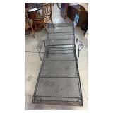 Wrought Iron Lawn Lounger